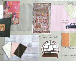 Planche tendance – Inspiration d’une décoration à partir d’un tapis en killim